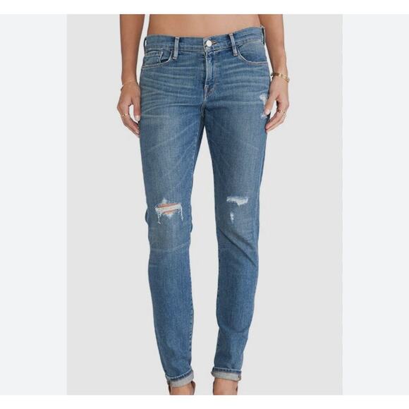 Frame Le Garcon Slim Jeans in Brooks Wash Size 30 - Picture 1 of 6